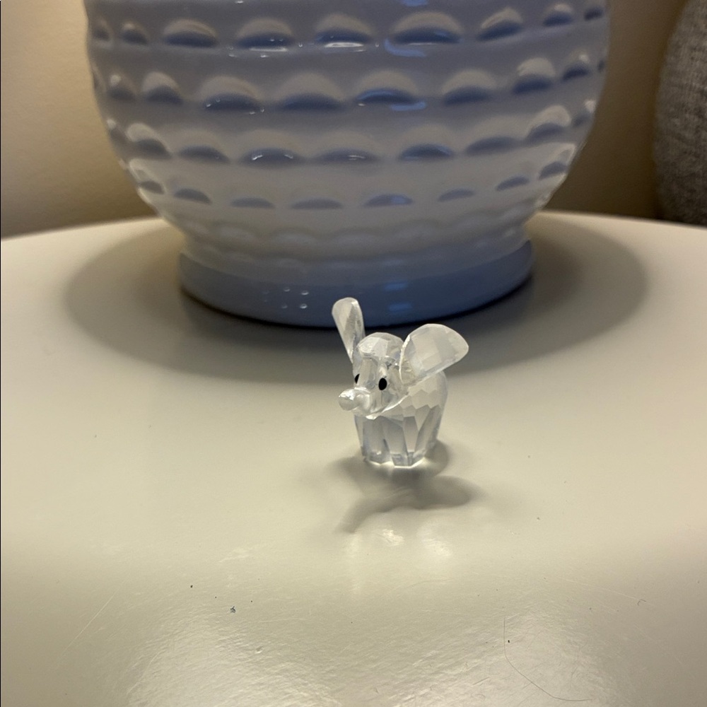 Swarovski Crystal Elephant Figurine